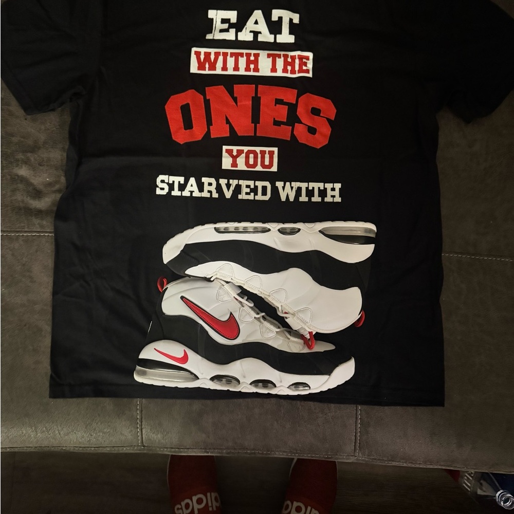 Nike White and Red Athletic Shoes